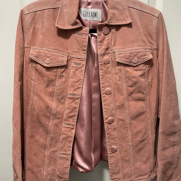 Genuine Pink Leather Jacket - Picture 2 of 4